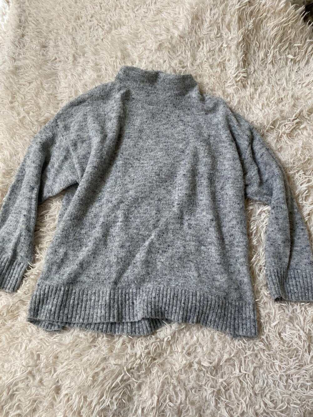 Grey Turtleneck Sweater Size XL